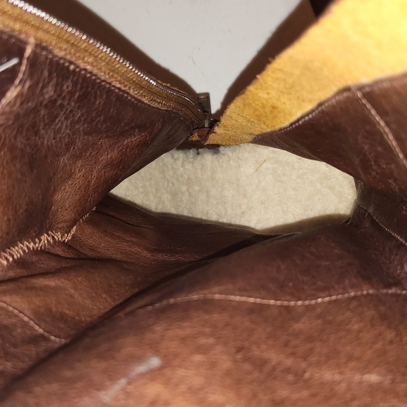 Ugg Camille Lace Up Heel Boot with Fur Detail - Picture 7 of 13